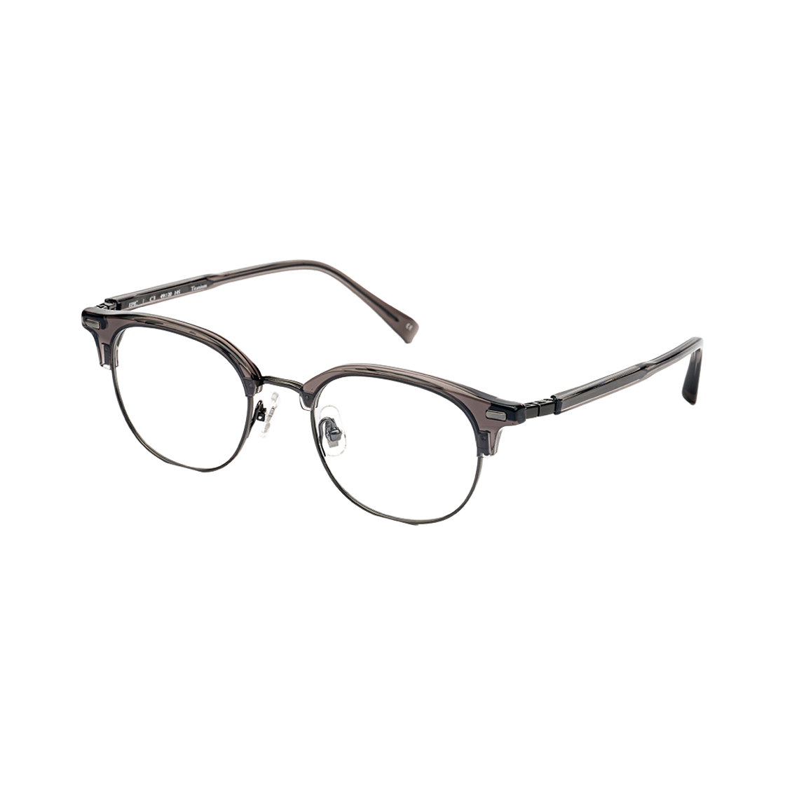테츠오아이웨어 에픽 하금테 C3 다크 그레이 & 건(TETSUO EYEWEAR Epic C3 Dark Gray & Gun) - 2