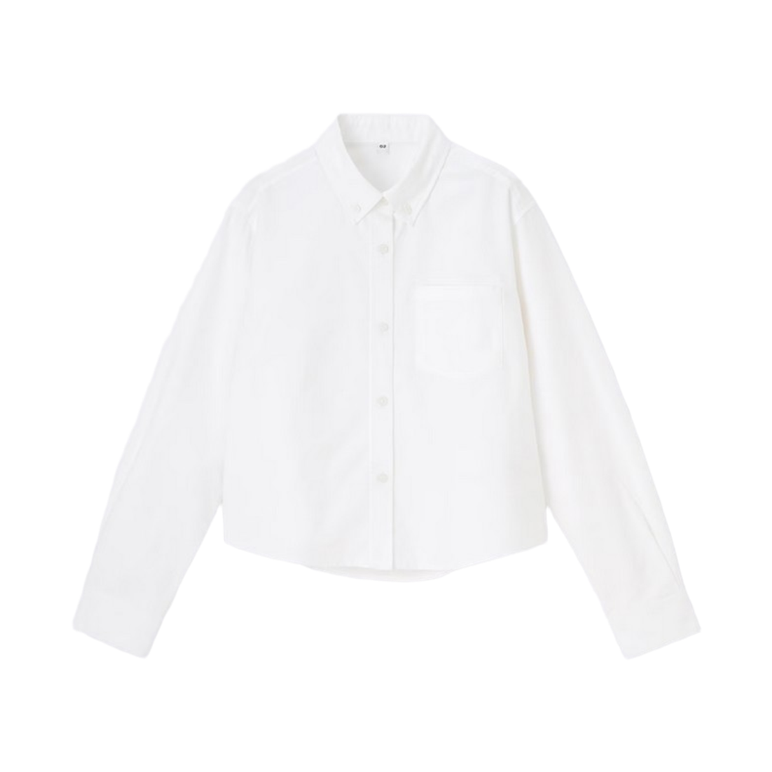 357534-01 (W) GU Oxford Short Shirt Off White