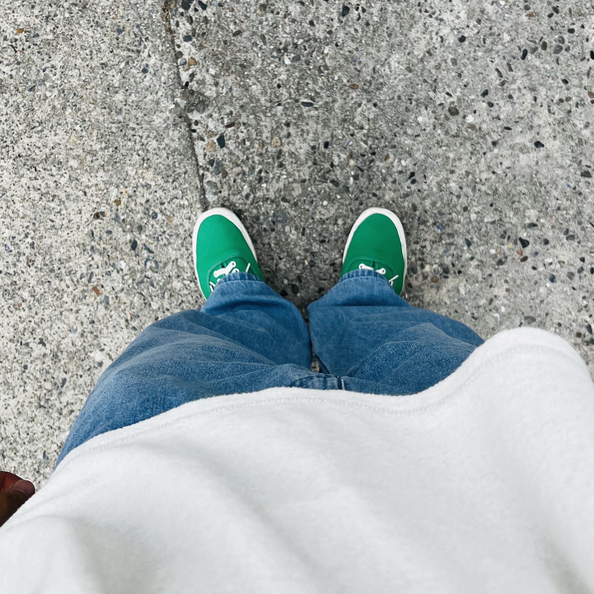 Vans MTE Authentic Reissue 44 Green 착용 스타일