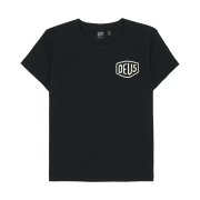 (W) Deus Ex Machina Seoul College Address T-Shirt Black