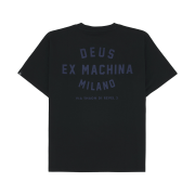 Deus Ex Machina Milano College Address T-Shirt Black