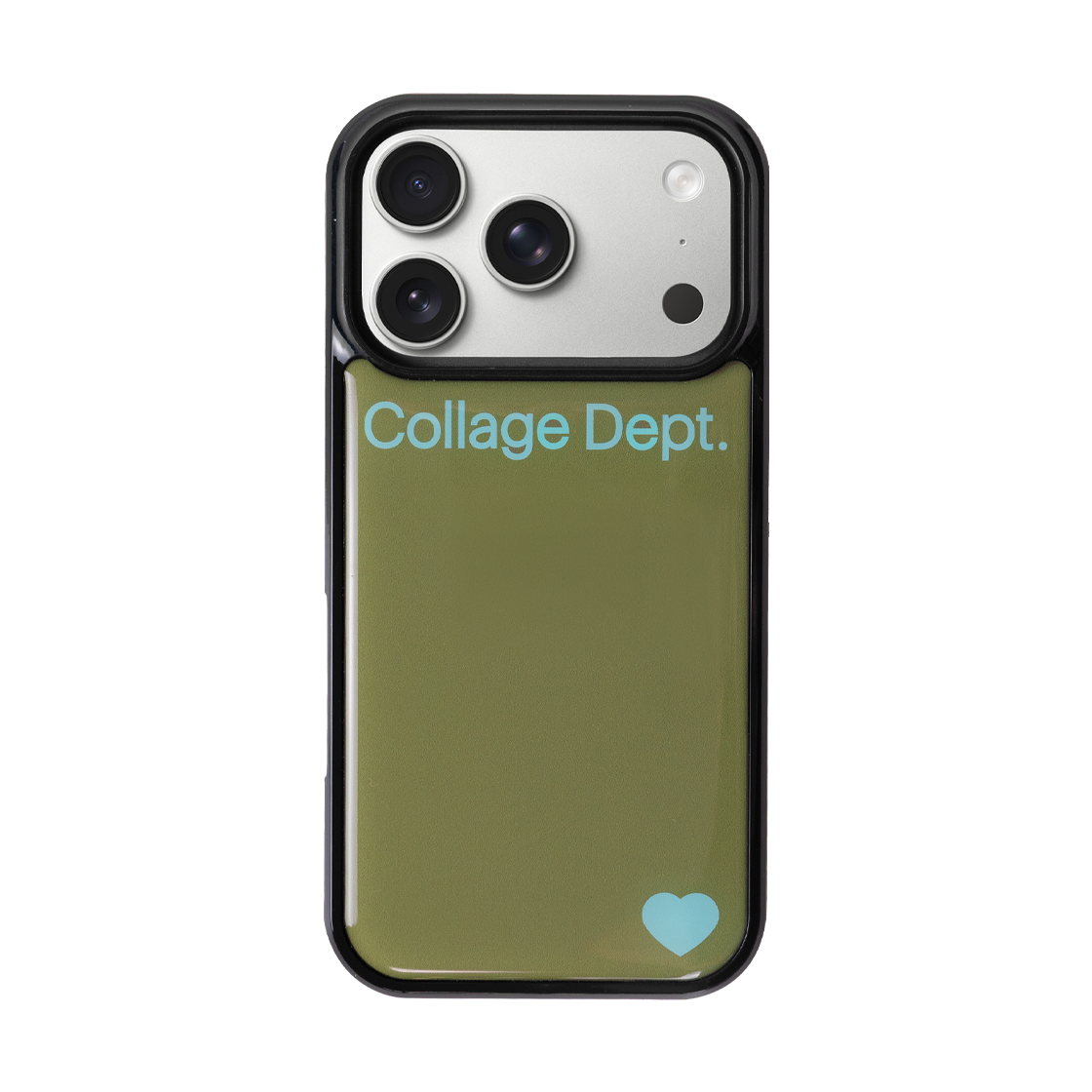 p26 COLLAGEVACANCE Collage Dept. Color Epoxy Case Olive