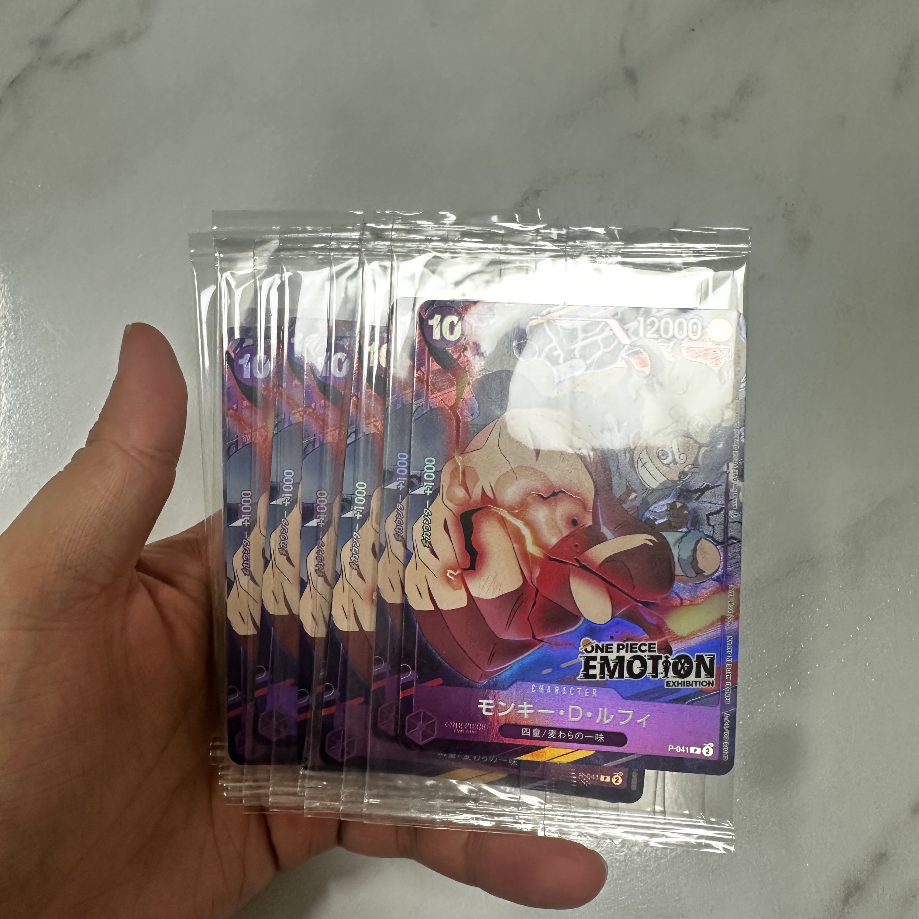 GENERAL PASS, One Piece TCG Monkey D. Luffy P P-041 Promotion Card One Piece Emotion (Japanese Ver.) 착용 스타일
