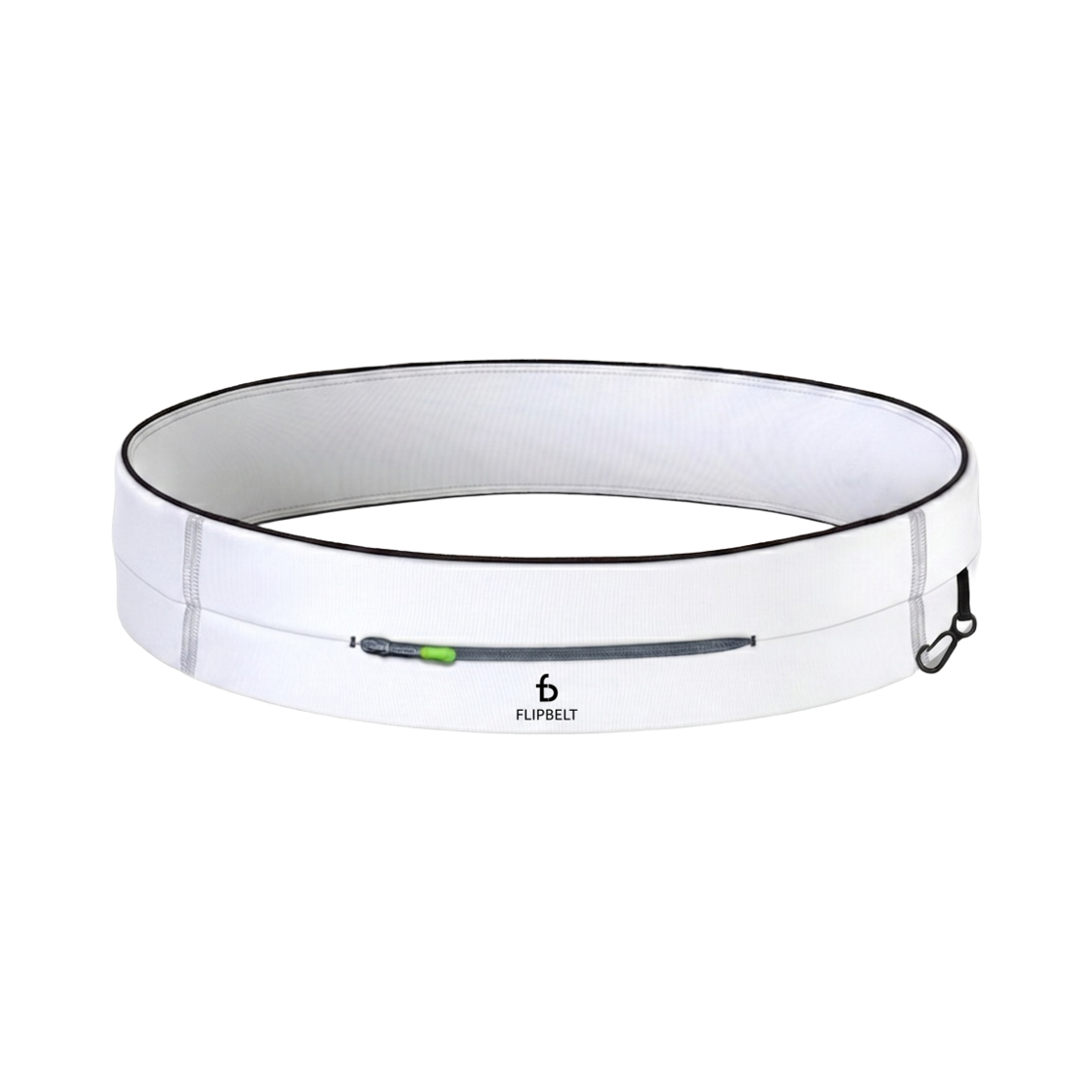 플립벨트 지퍼 러닝 벨트 화이트(FlipBelt Zipper Running Belt White)