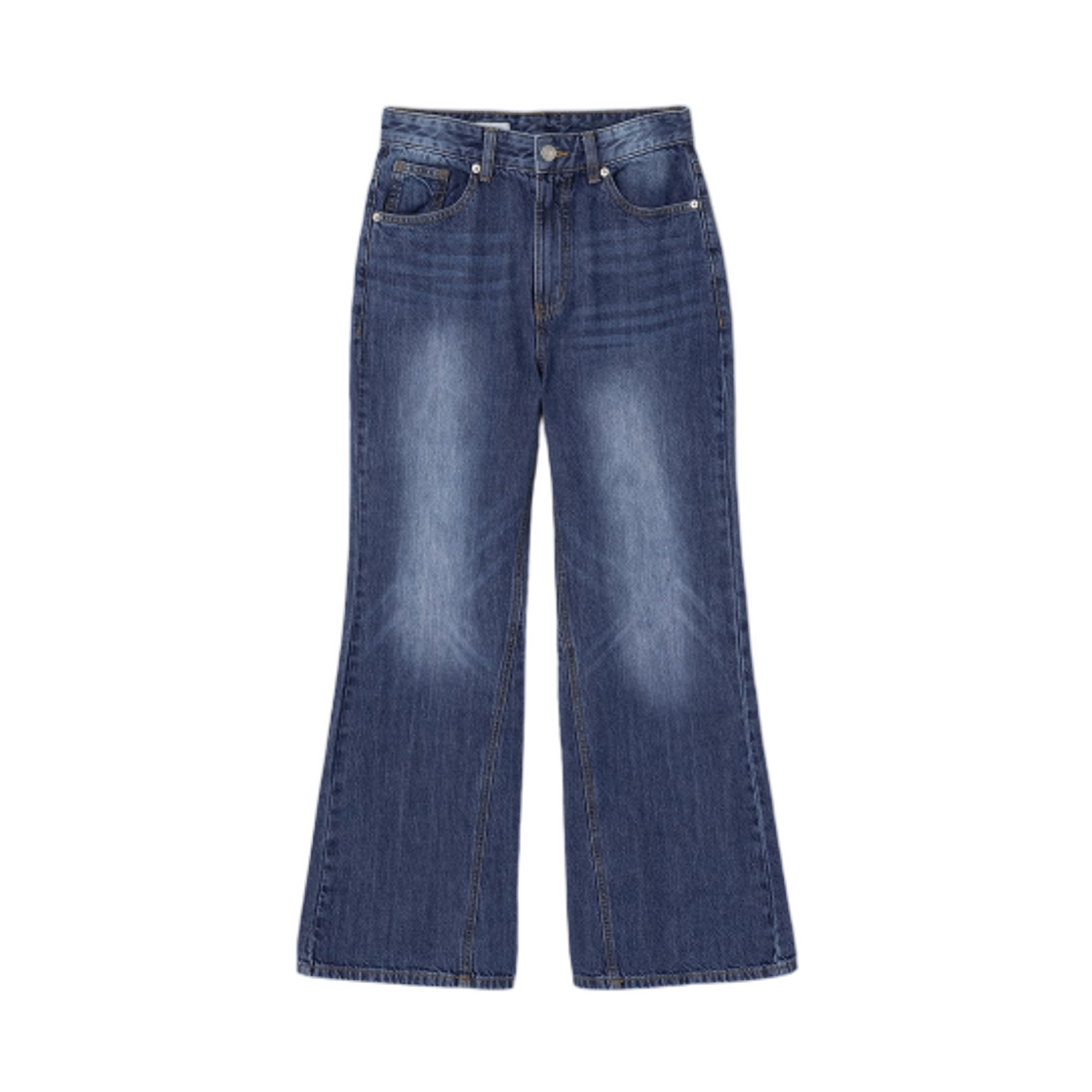 355321LPMP (W) 8seconds Inseam Cut Bootcut Lightweight Denim Blue