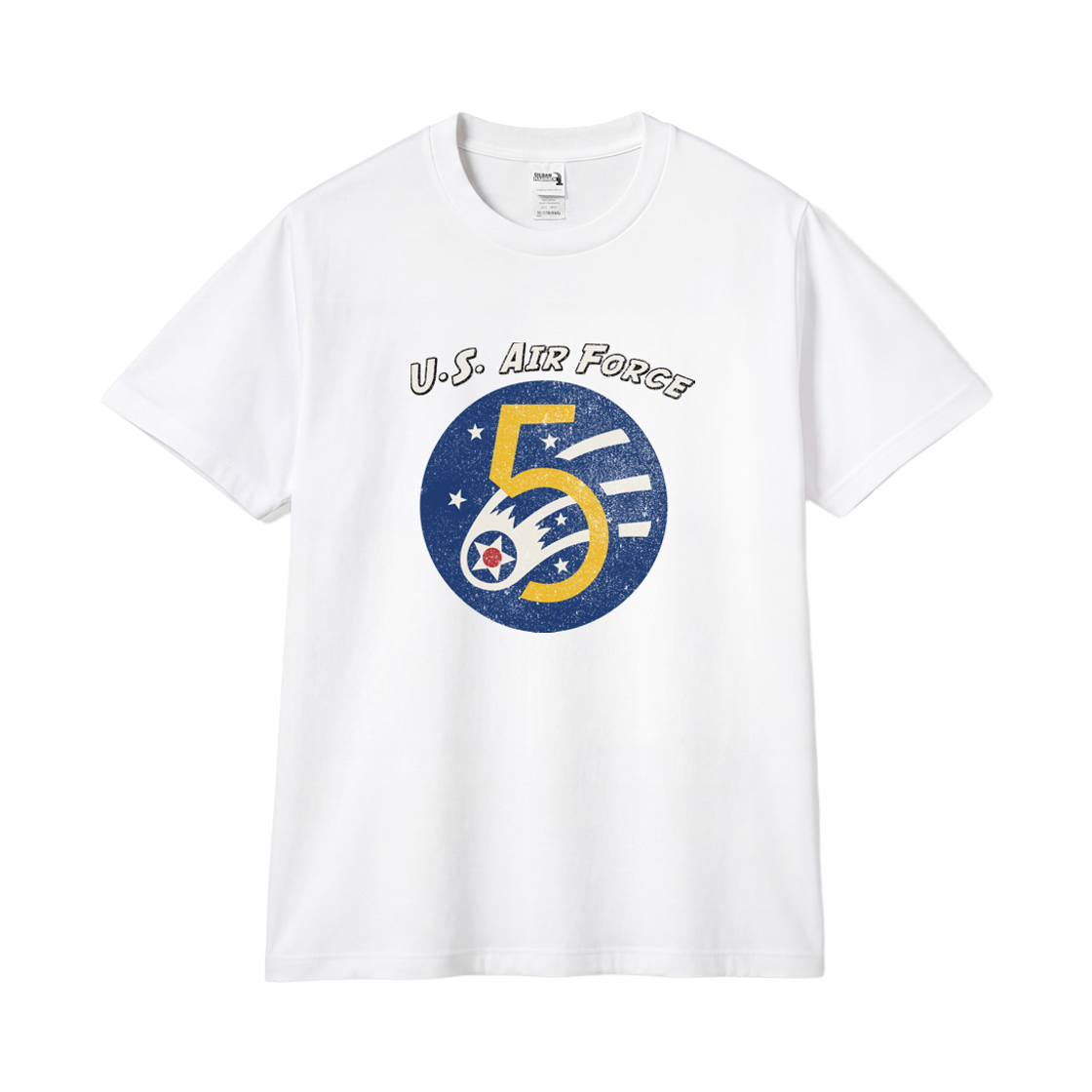 길단 X 빈티지 컬렉션 U.S AIR FORCE 티셔츠 화이트(GILDAN x Vintage Collection U.S AIR FORCE T-Shirt White) - 1