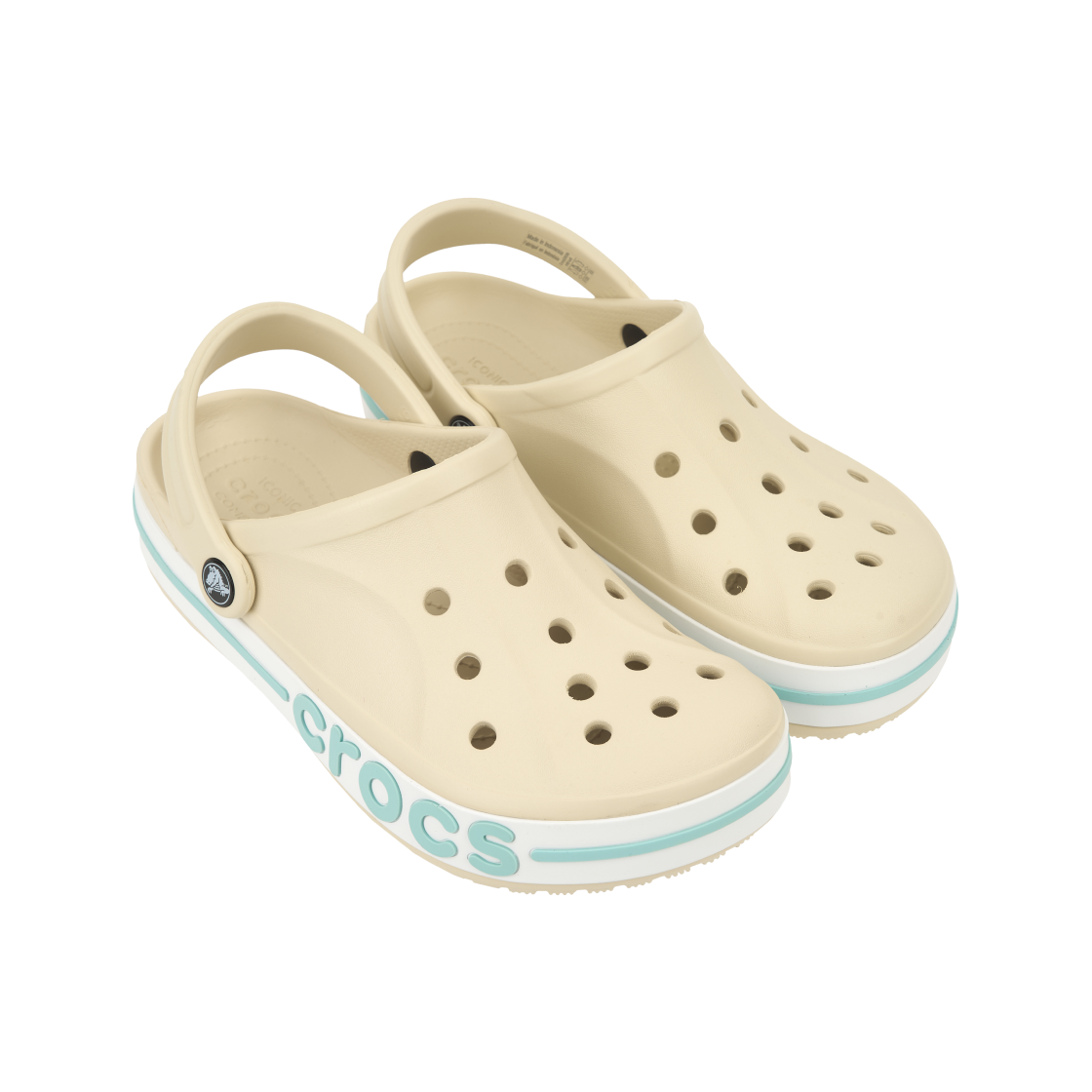 크록스 바야밴드 클로그 윈터 화이트 멀티(Crocs Bayaband Clog Winter White Multi) - 4