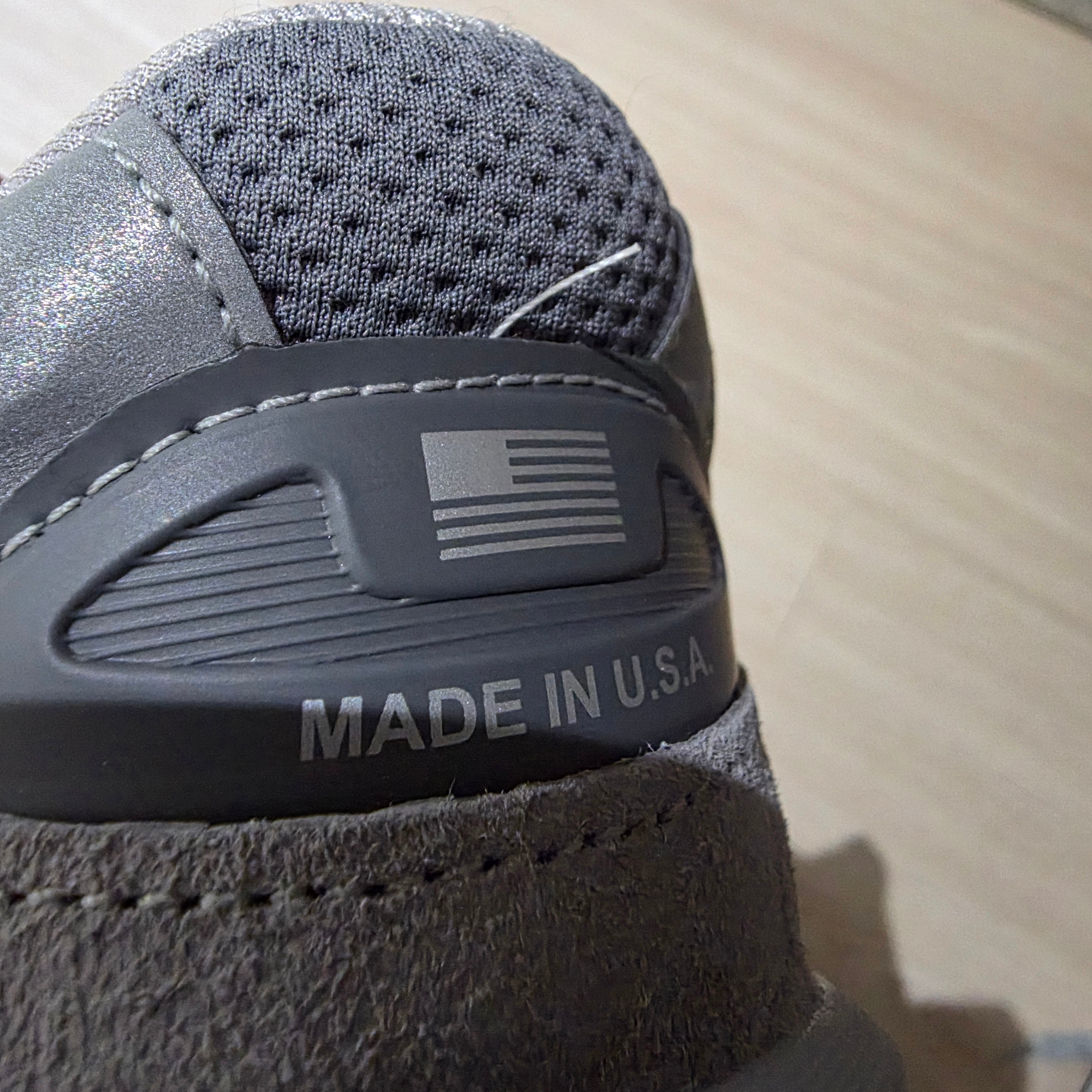 New Balance 990v6 Made in USA Grey - D Standard 착용 스타일 - 1