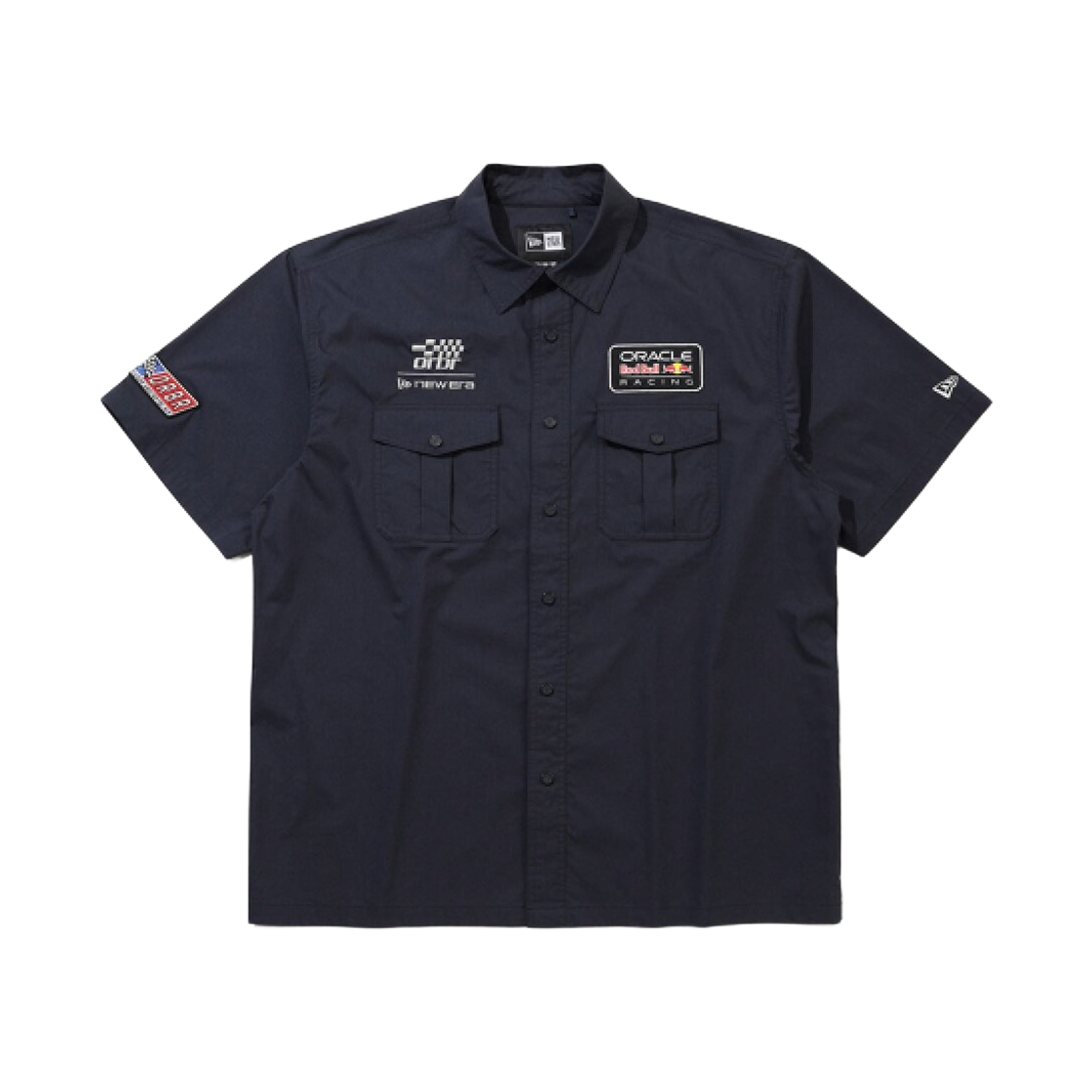 뉴에라 x 오라클 레드불 레이싱 워크 셔츠 네이비(New Era x Oracle Red Bull Racing Work Shirt Navy)