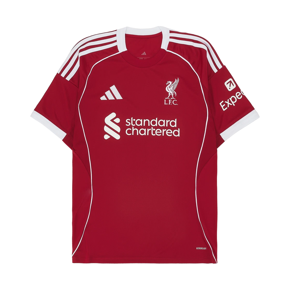 Adidas Adidas Liverpool FC 2025/26 Home Jersey Strawberry Red - KR Sizing (Non Marking Ver.) · XS
