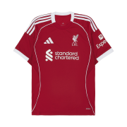 Adidas Liverpool FC 2025/26 Home Jersey Strawberry Red - KR Sizing (Non Marking Ver.)
