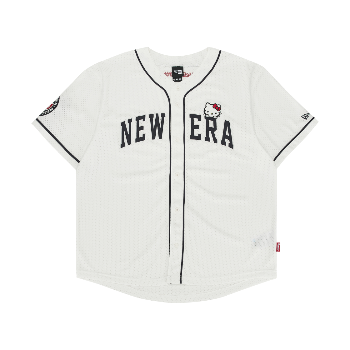 뉴에라 x 헬로 키티 베이스볼 저지 화이트(New Era x Hello Kitty Baseball Jersey White) - 1