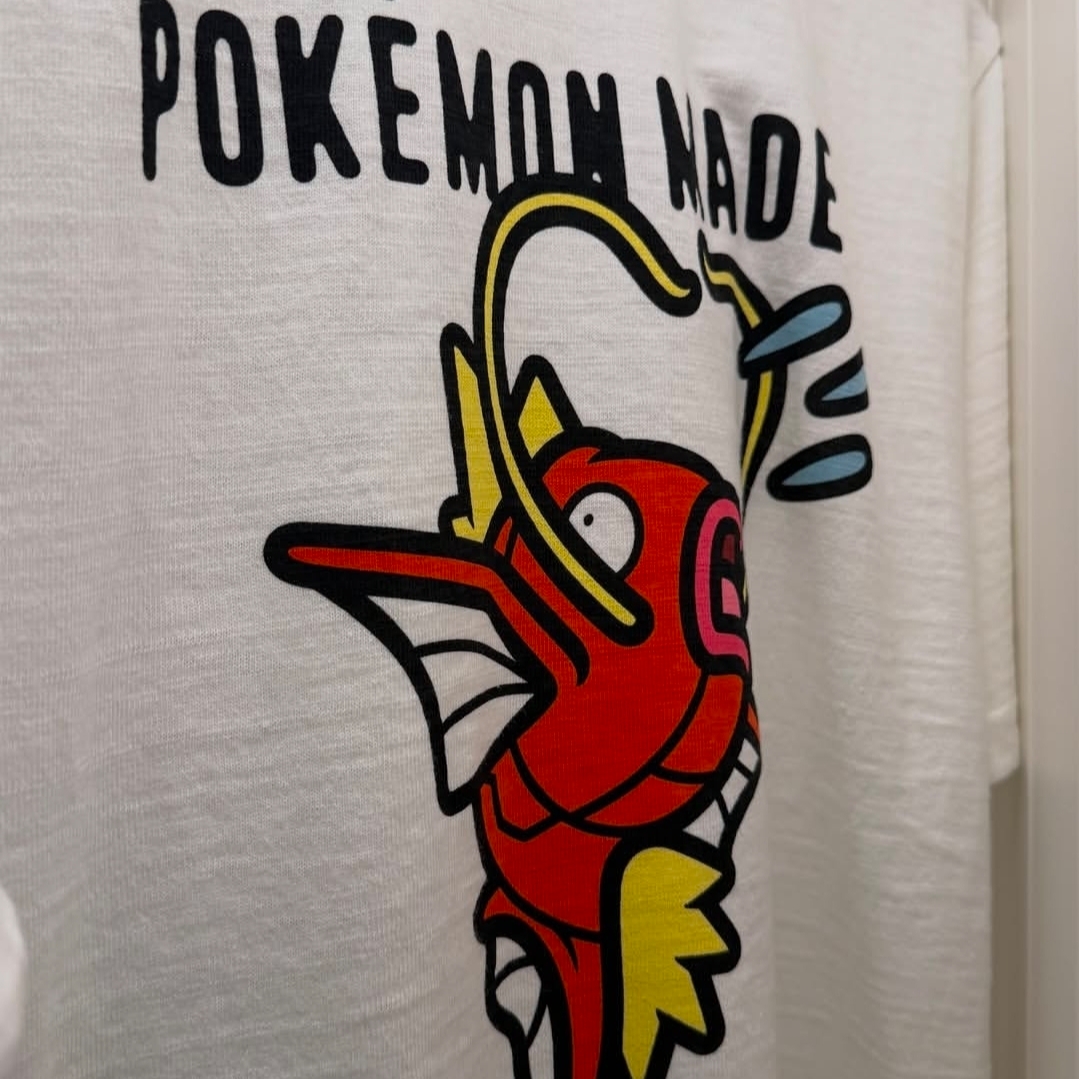 Human Made x Pokemon Made Graphic T-Shirt #3 White, Human Made x Pokemon Made Graphic T-Shirt #3 Black 착용 스타일 - 4