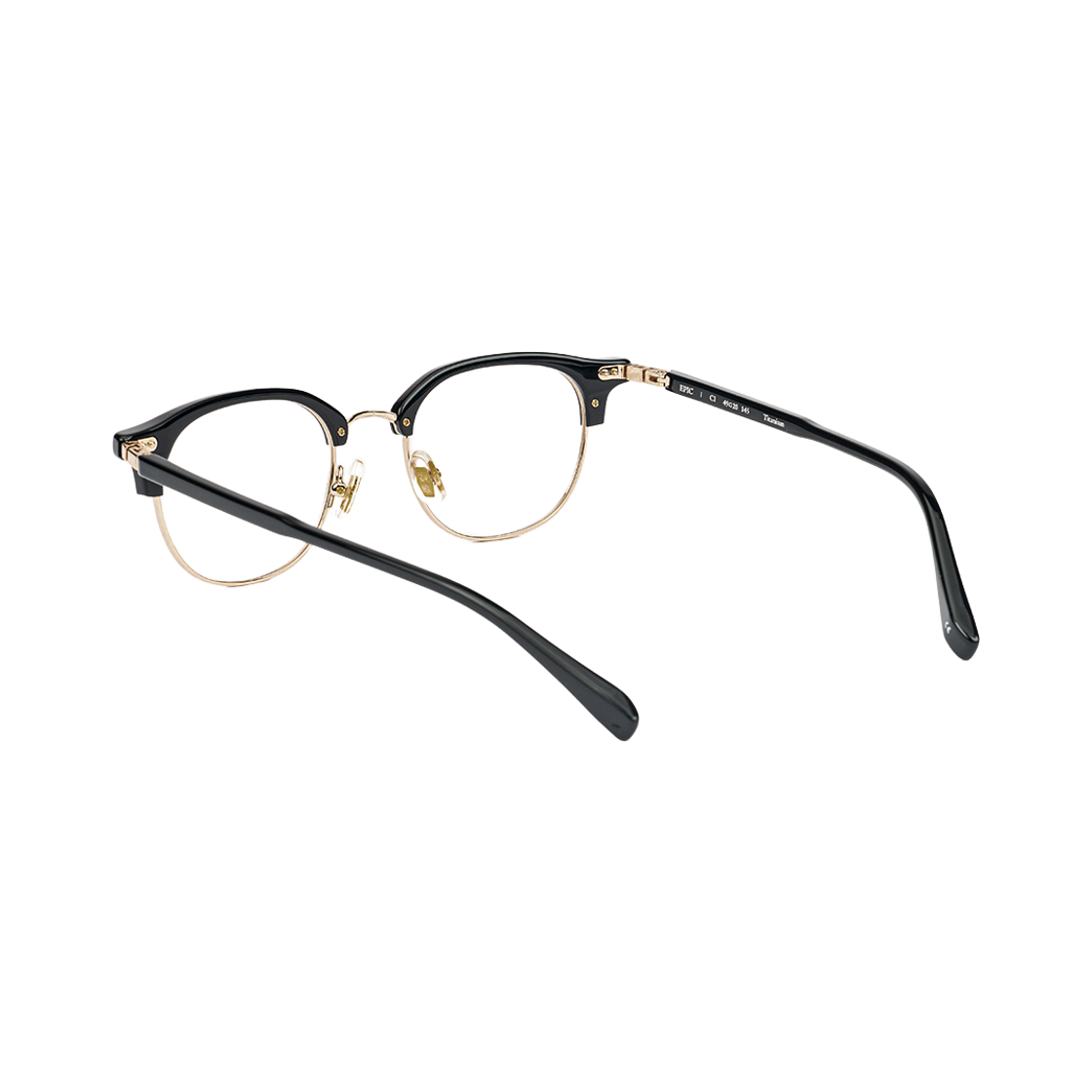 테츠오아이웨어 에픽 하금테 C1 블랙 & 골드(TETSUO EYEWEAR Epic C1 Black & Gold) - 3