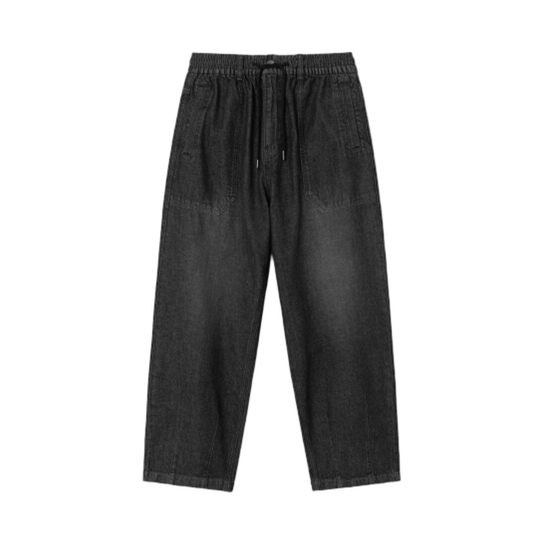 265421APU5 8seconds Full Banding Fatigue Denim Pants Black