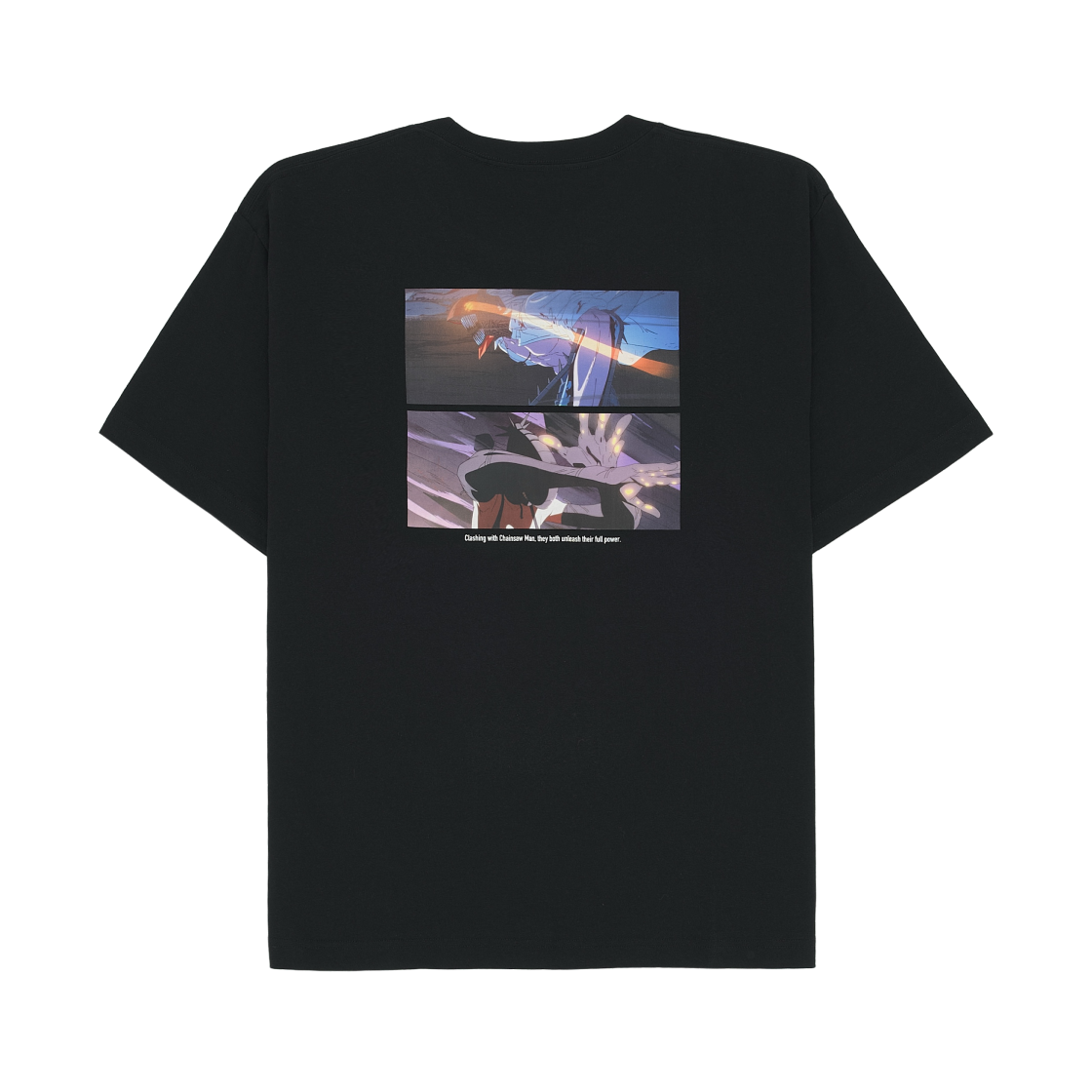 유니클로 UT x 애니메 체인소 맨 그래픽 티셔츠 블랙(Uniqlo UT x Anime Chainsaw Man Graphic T-Shirt Black)