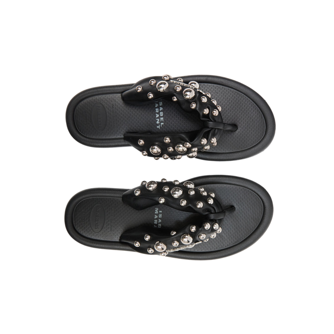 (W) 이자벨 마랑 x 하바이아나스 스터드 샌들 블랙((W) Isabel Marant x Havaianas Studs Sandal Black) - 2