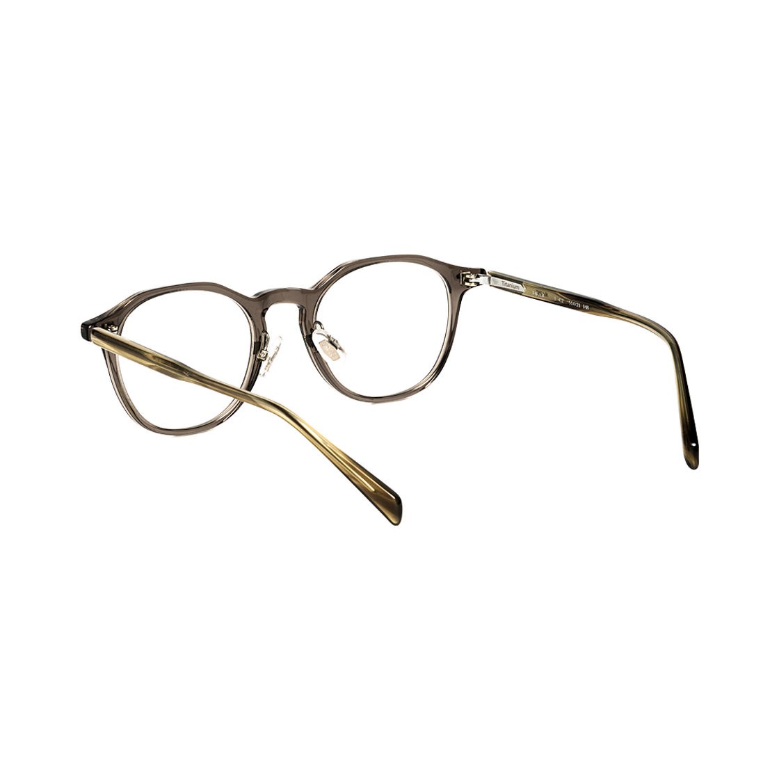테츠오아이웨어 디어 안경테 C2 그레이 크리스탈(TETSUO EYEWEAR Dear C2 Gray Crystal) - 3