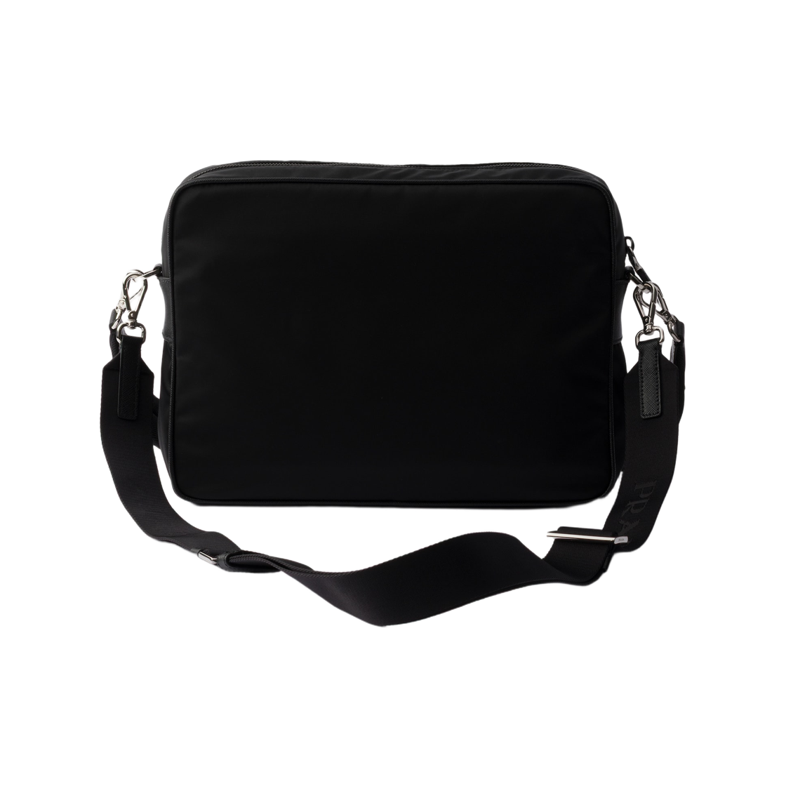 프라다 리나일론 앤 사피아노 레더 숄더백 블랙(Prada Re-Nylon and Saffiano Leather Shoulder Bag Black) - 2