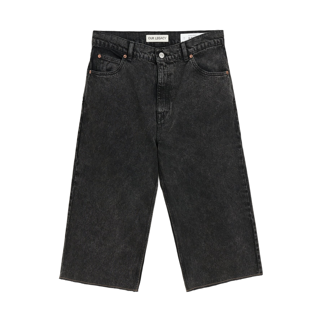 아워레가시 카프리 컷 오버다이드 체인 트윌 블랙(Our Legacy Capri Cut Overdyed Chain Twill Black)