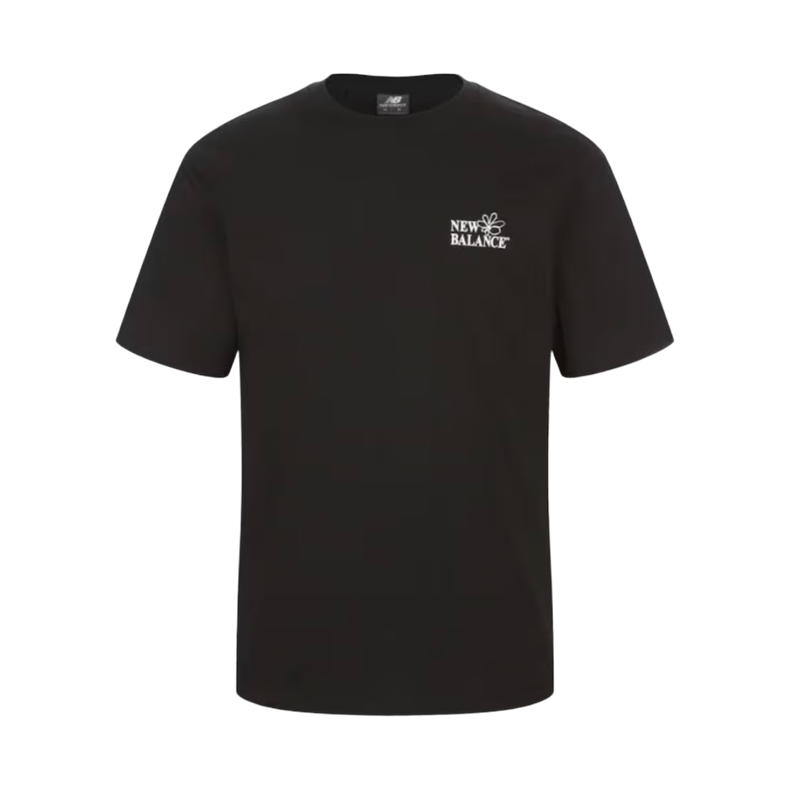 뉴발란스 플라워 일러스트 티셔츠 블랙(New Balance Flower Illust T-Shirt Black)