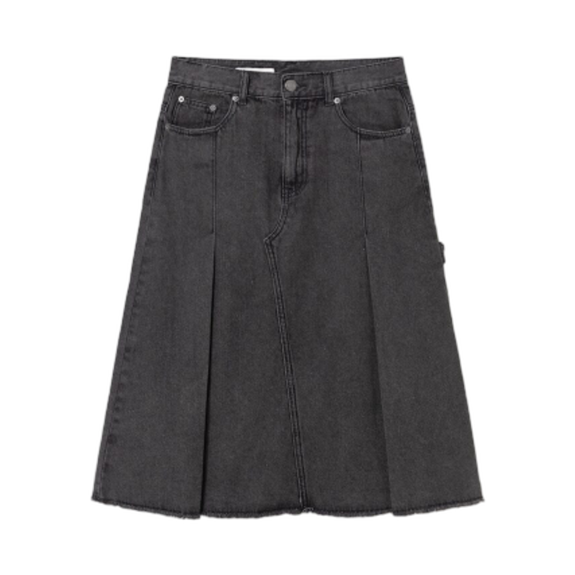 165427AP3D (W) 8seconds Denim Cut Skirt Brown
