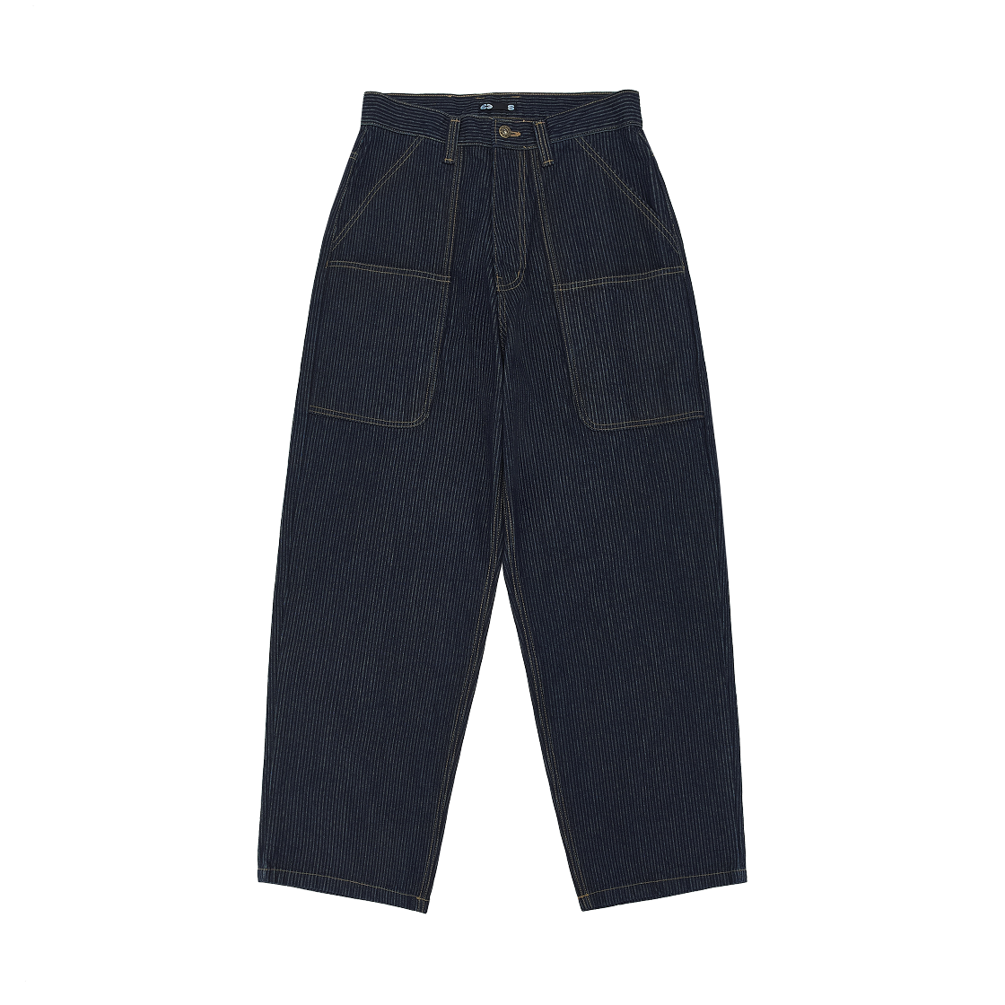 이알티알 스트라이프 로우 데님 팬츠 인디고(ERTR Stripe Raw Denim Pants Indigo)