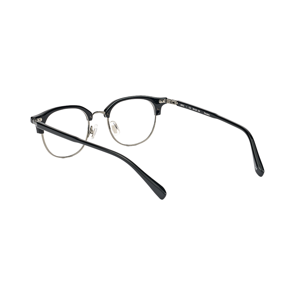 테츠오아이웨어 에픽 하금테 C2 블랙 & 그레이(TETSUO EYEWEAR Epic C2 Black & Gray) - 3