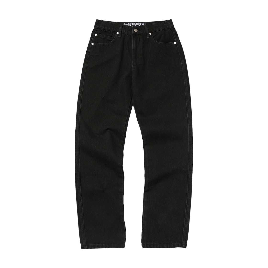 스웨이드 레귤러 스트레이트 데님 블랙(Suade Regular Straight Denim Black)