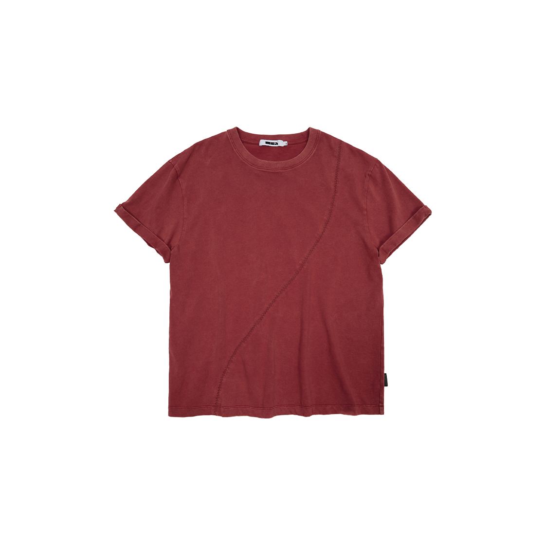 메아 빈티지 워시드 스티치 티셔츠 레드(Mea Vintage Washed Stitch T-Shirt Red)