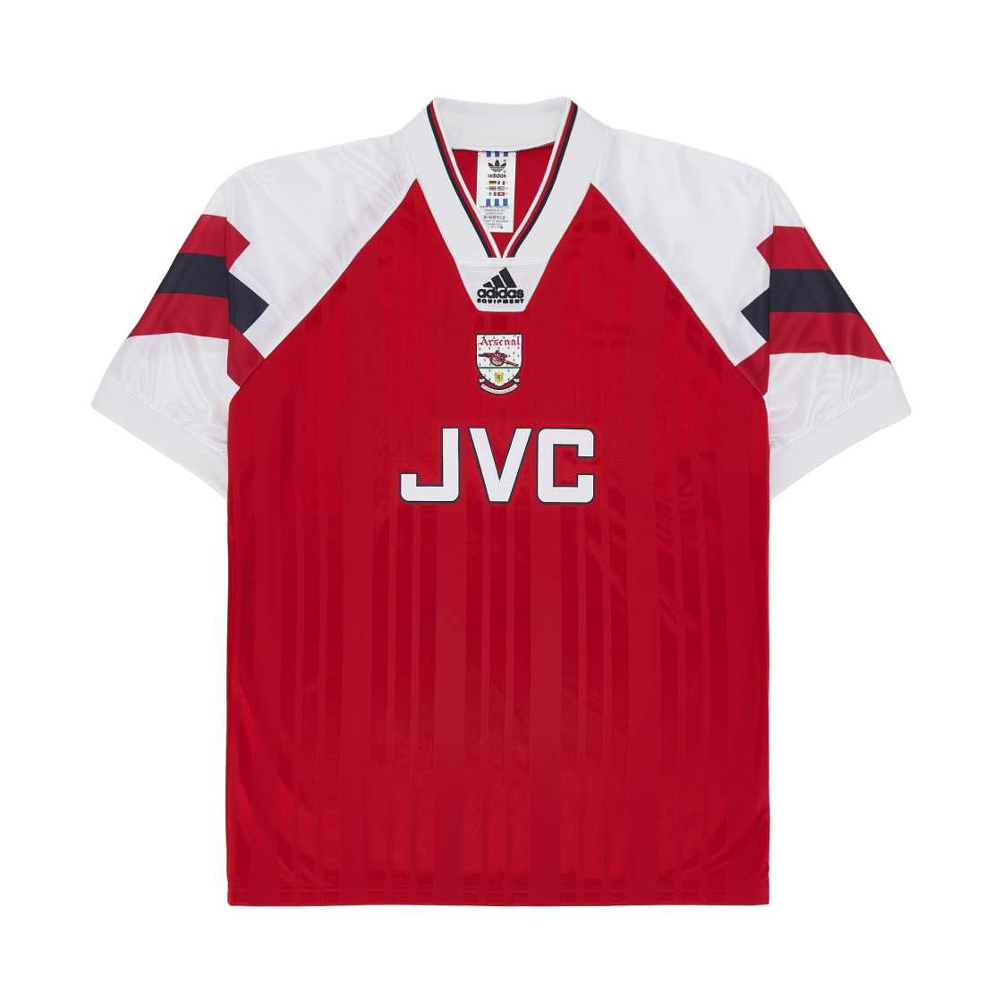 아디다스 아스널 92-94 홈 저지 팀 컬리지에이트 레드 - KR 사이즈 (논 마킹 버전)(Adidas Arsenal 92-94 Home Jersey Team Collegiate Red - KR Sizing (Non Marking Ver.)) - 1