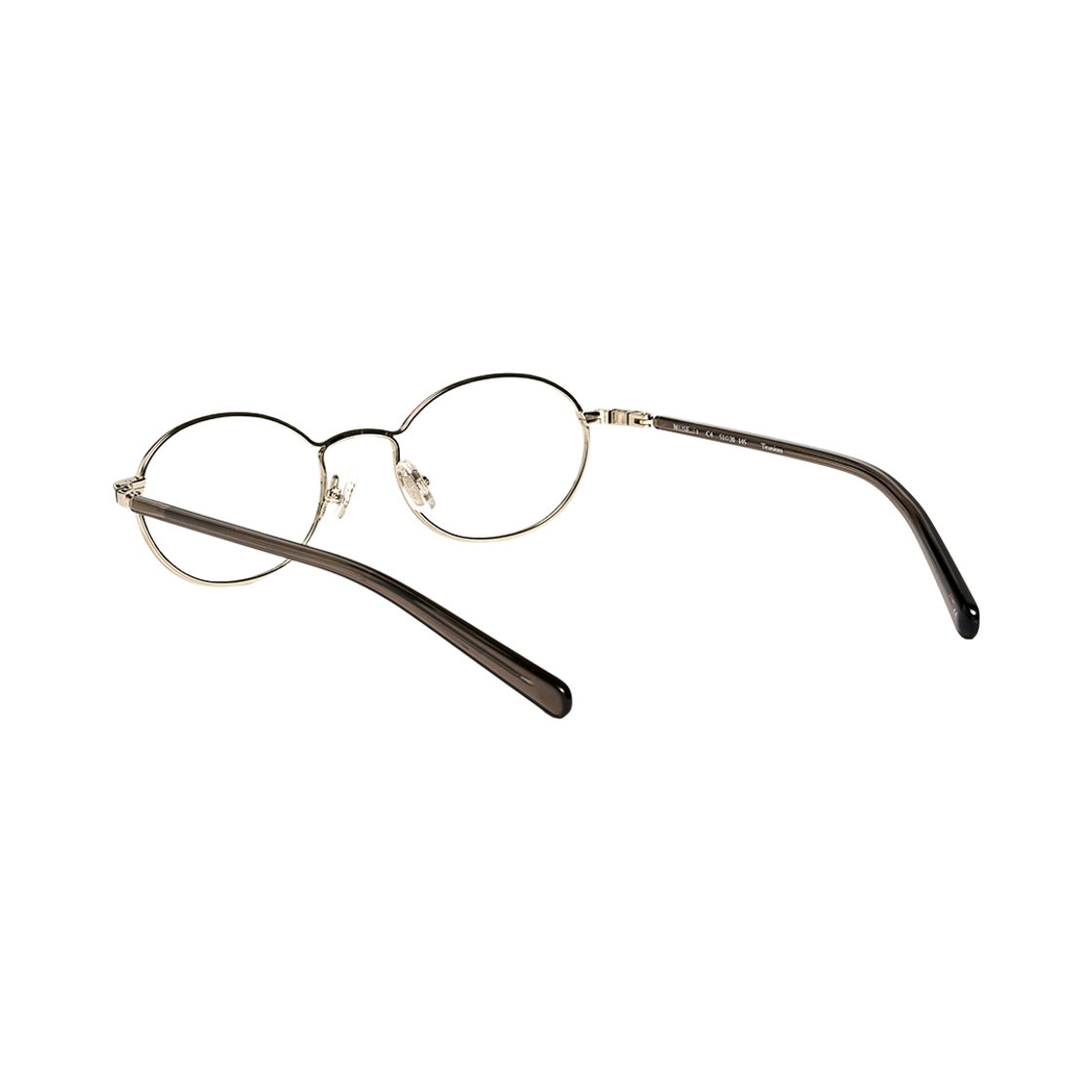 테츠오아이웨어 뮤즈 오벌메탈테 C4 글로시 실버(TETSUO EYEWEAR Muse C4 Glossy silver) - 3