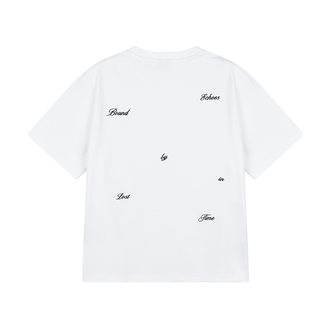 지오송지오 셈블런스 우먼 슬로건 슬림 핏 티셔츠 화이트 ZI1TS815WH(ZIOSONGZIO SEMBLANCE WOMAN Slogan Slim T Shirt White) - 2