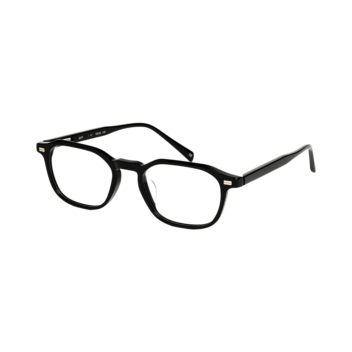테츠오아이웨어 제프 안경테 C1 블랙(TETSUO EYEWEAR Jeff C1 Black) - 2