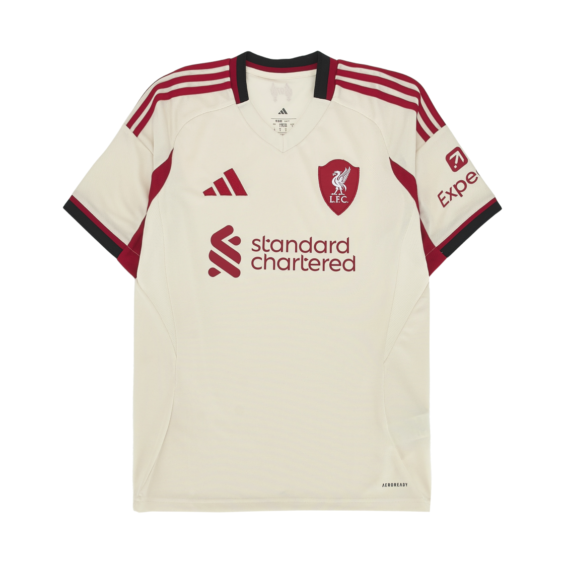아디다스 리버풀 FC 2025/26 어웨이 저지 원더 화이트 - KR 사이즈 (논 마킹 버전)