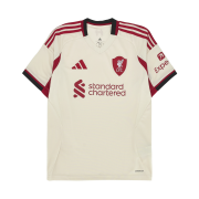 Adidas Liverpool FC 2025/26 Away Jersey Wonder White - KR Sizing (Non Marking Ver.)