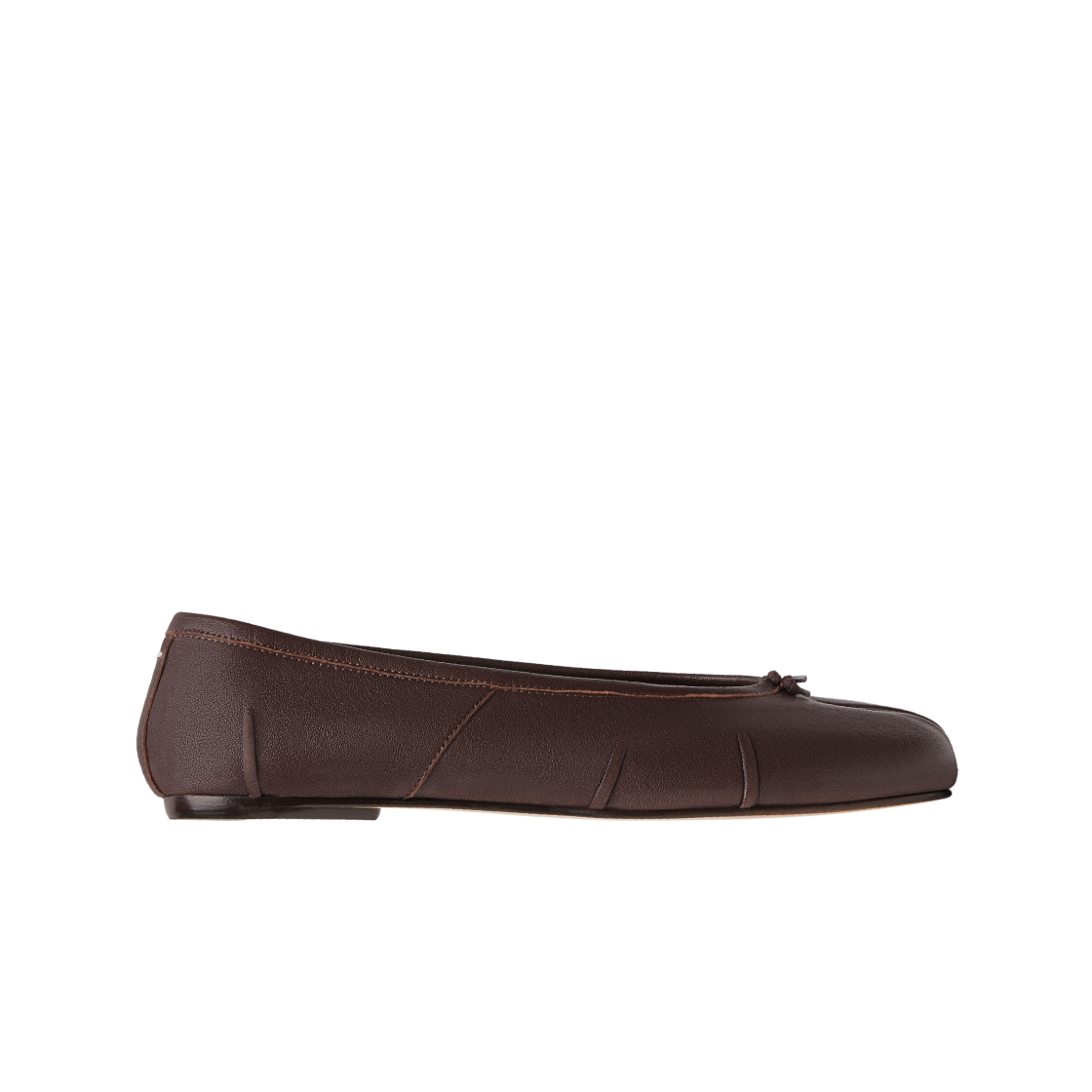 S58WZ0127P3753T2358 (W) Maison Margiela Tabi New Ballerina Brown