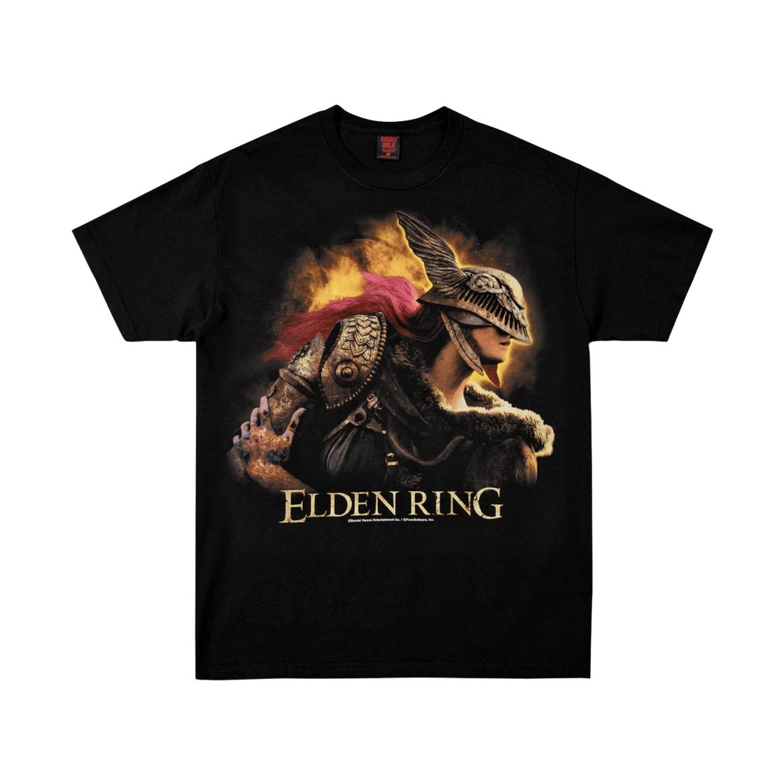 긱스 룰 x 엘든 링 실크스크린 프린팅 티셔츠 블랙(Geeks Rule x Elden Ring Silkscreen Printing T-Shirt Black) - 1