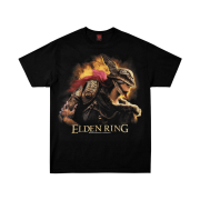 Geeks Rule x Elden Ring Silkscreen Printing T-Shirt Black