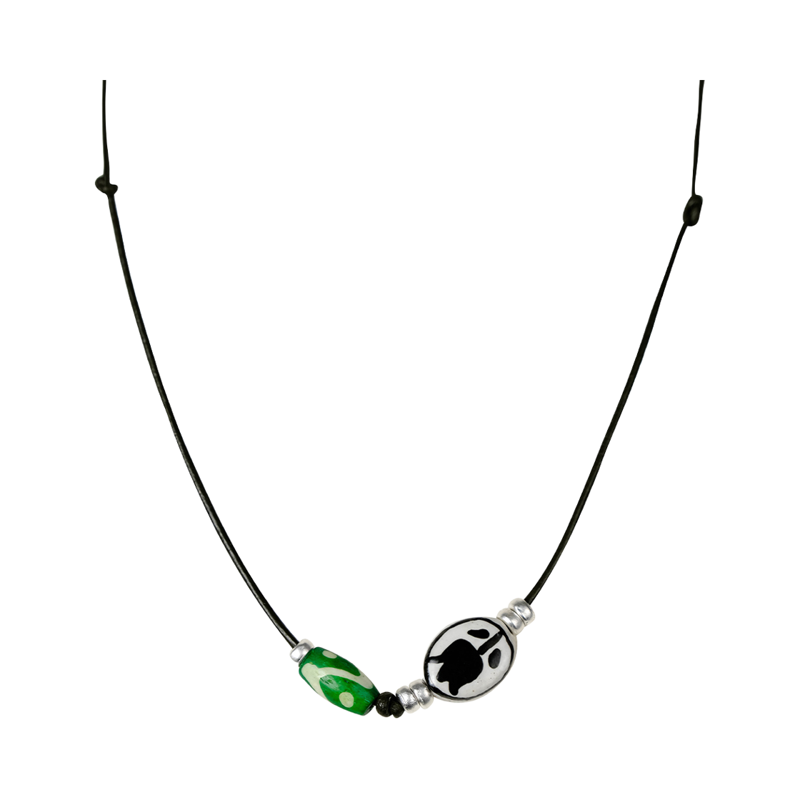 디아더생츄어리 웨이포인트 코드 목걸이 블랙(THE ATHER SANCTUARY Waypoint Cord Necklace Black) - 2
