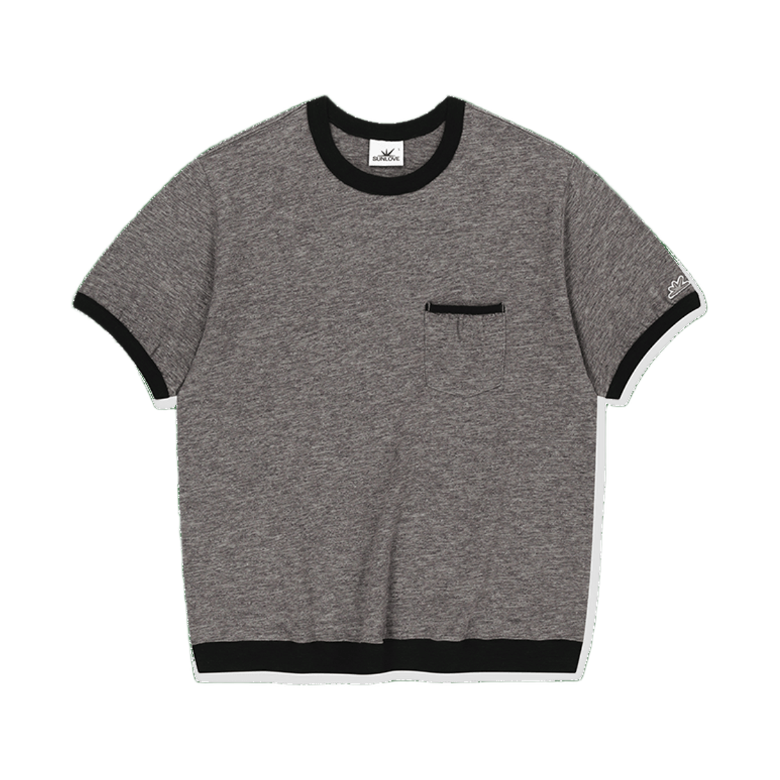 [트리플적립] 썬러브 레거시 링거 티 그레이([트리플적립] SUNLOVE Legacy Ringer Tee Grey)
