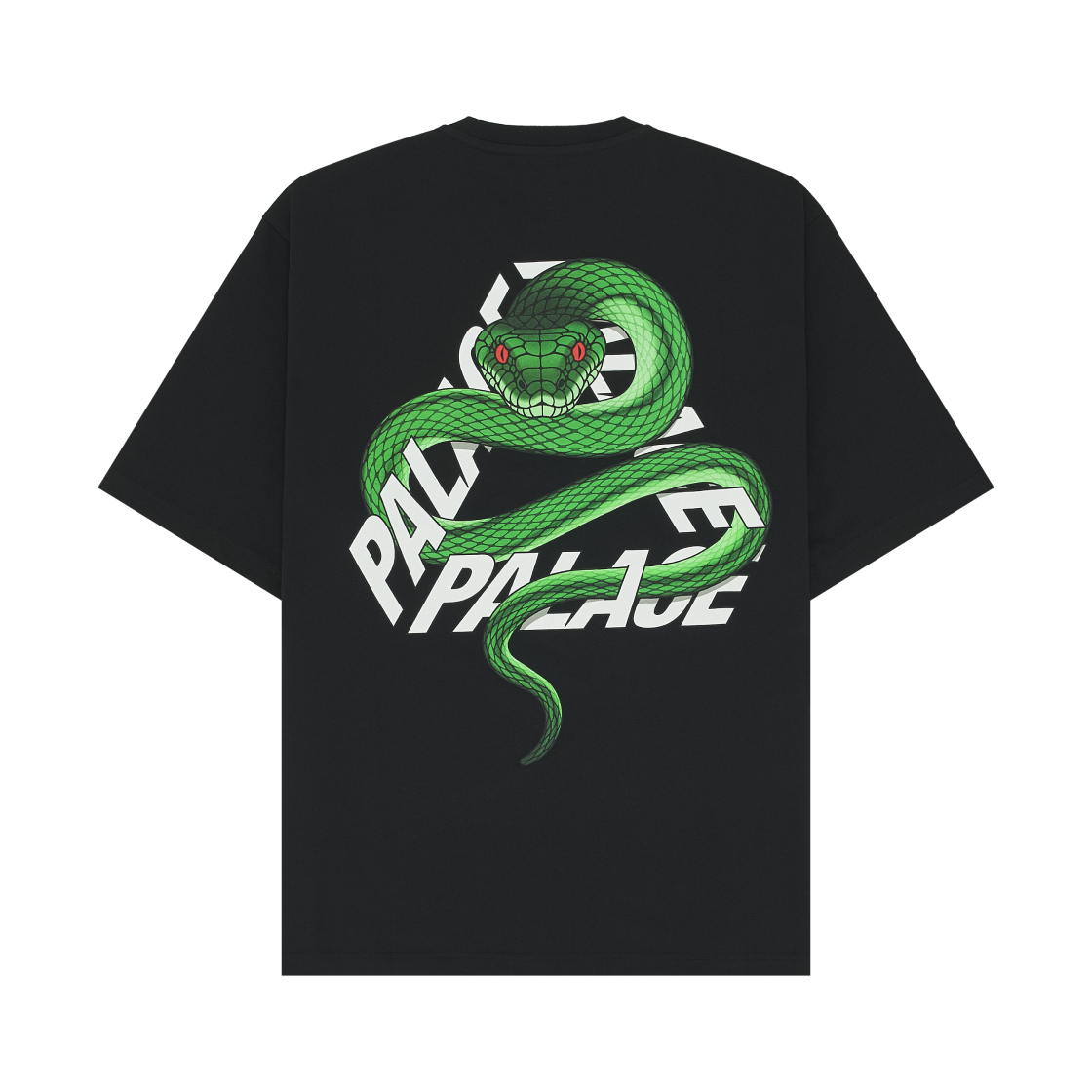 팔라스 스네이키 P3 티셔츠 블랙 - 26SS(Palace Snakey P3 T-Shirt Black - 26SS)