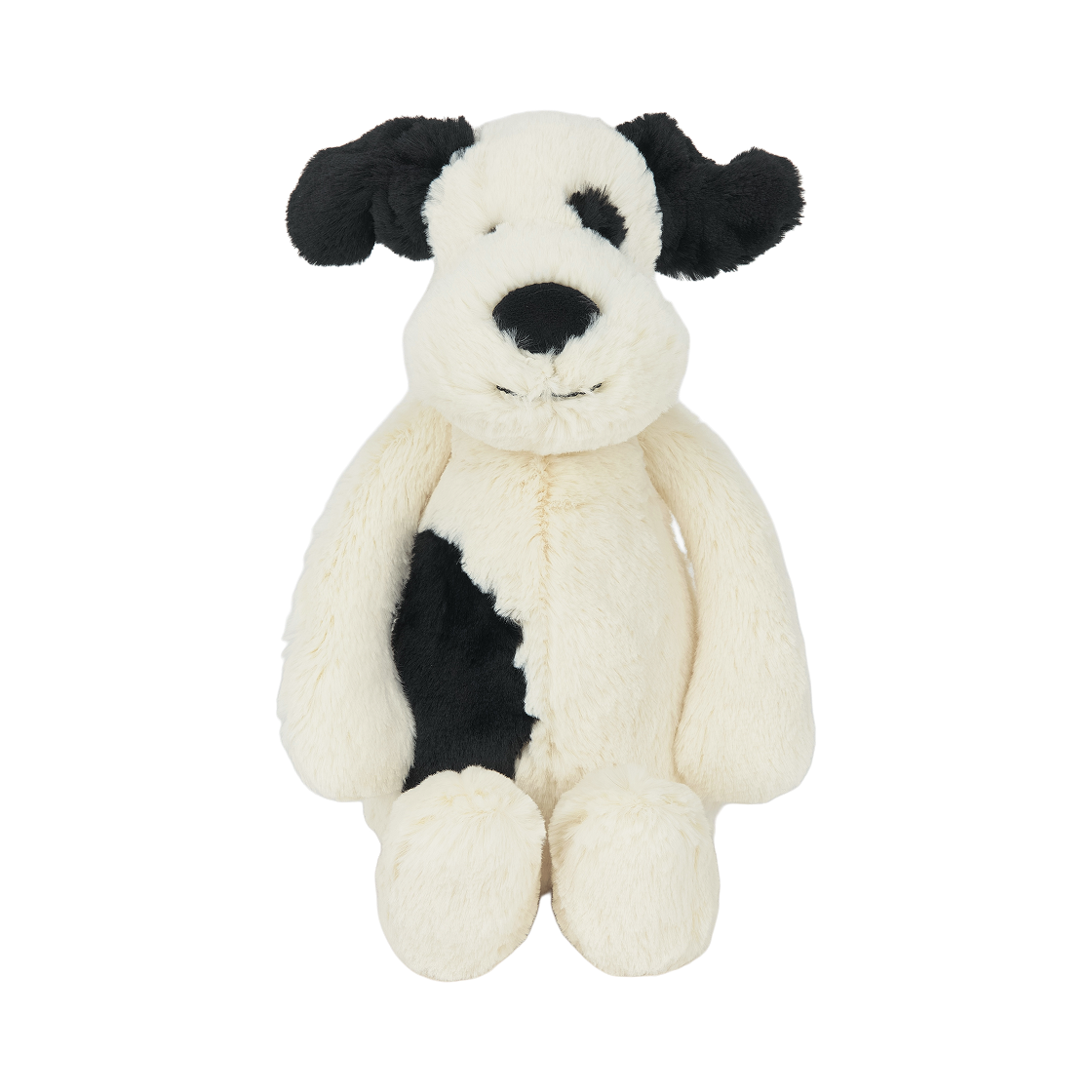젤리캣 바쉬풀 퍼피 미디움 블랙 크림(Jellycat Bashful Puppy Medium Black Cream)