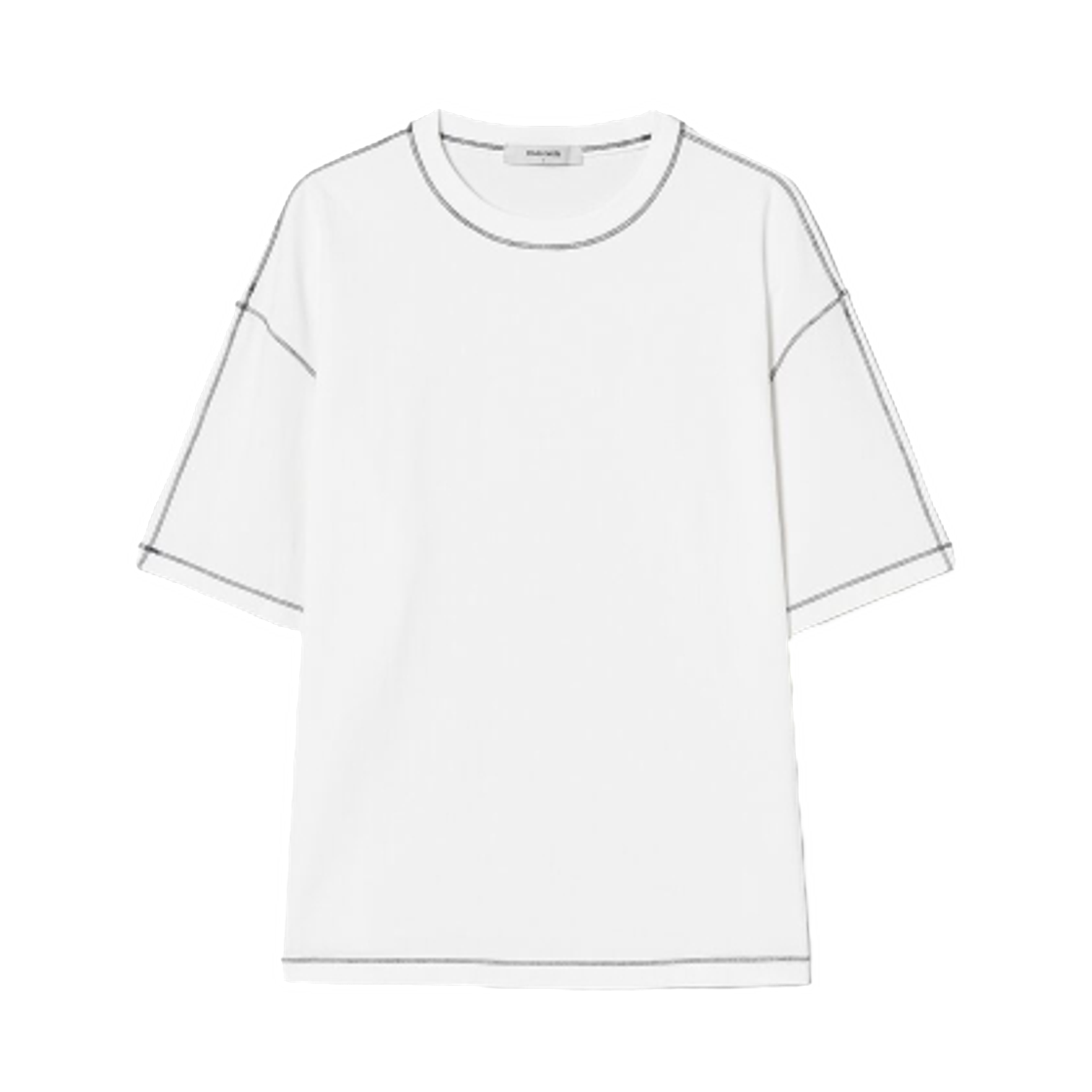 425242LY81 8seconds Color Stitch Point T-Shirt White