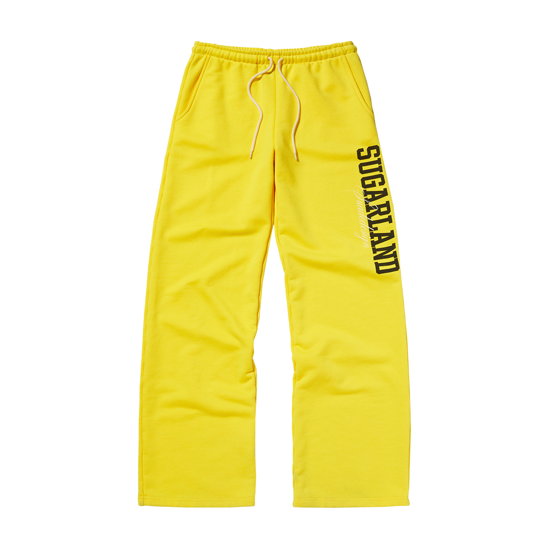 스웨이드 슈가랜드 스웨트 팬츠 옐로우(Suade Sugarland Sweat Pants Yellow)