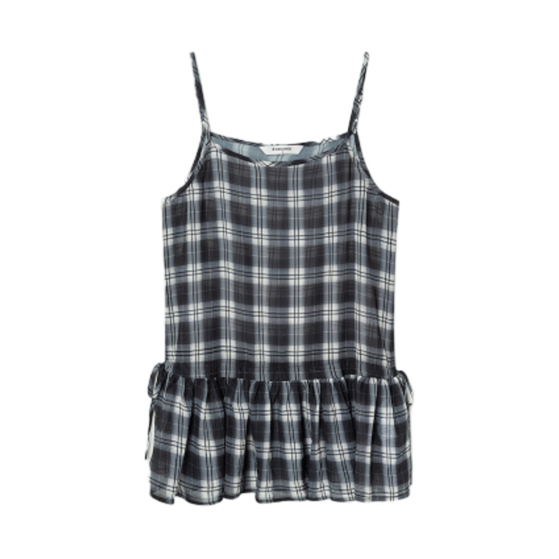 125571MQA5 (W) 8seconds Check Mini Onepiece Black