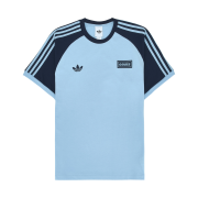 Adidas x Oasis Tour 3-Stripes T-Shirt Clear Sky Night Indigo - KR Sizing