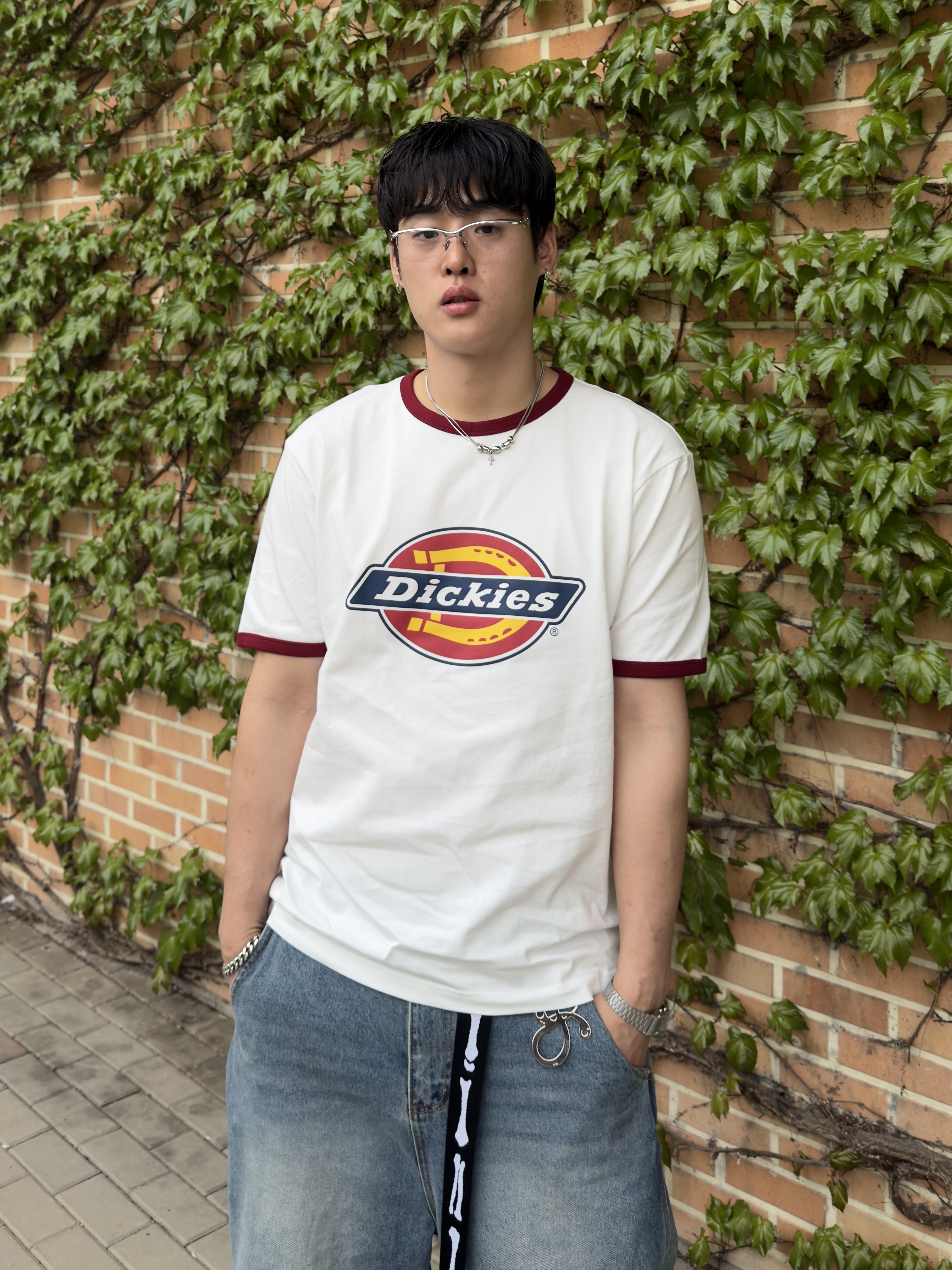 Dr. Martens x Supreme 1461 3-Eye Shoe Red - 25FW 착용 스타일 - 3