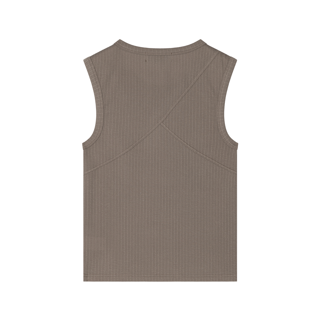 웨이비니스 플루티드 리브드 슬리브리스 샌드(Waviness Fluted Ribbed Sleeveless Sand) - 2