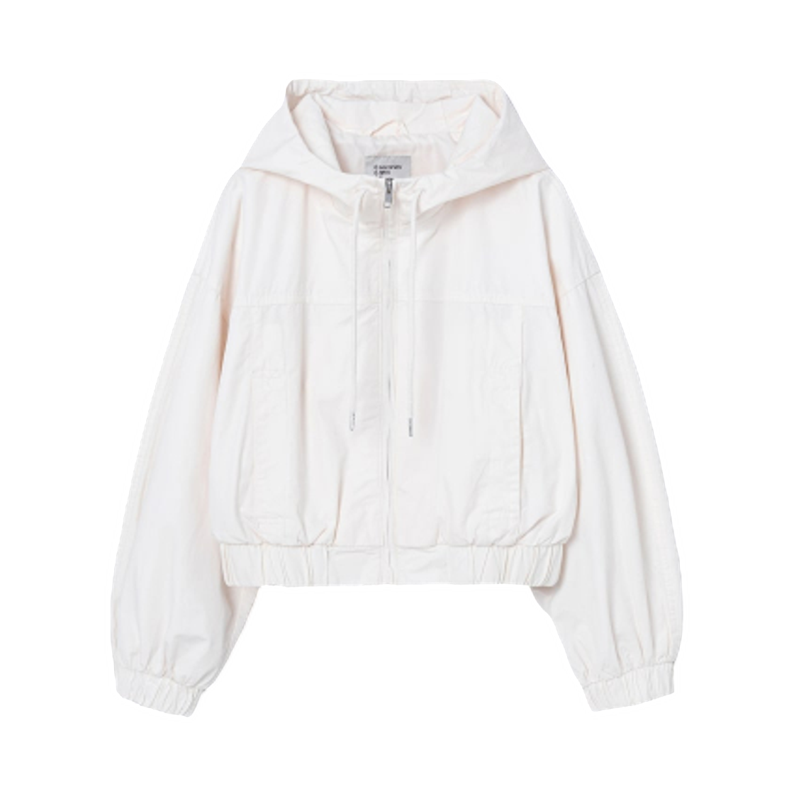 355239LY20 (W) 8seconds String Hoodie Cotton Jumper Ivory